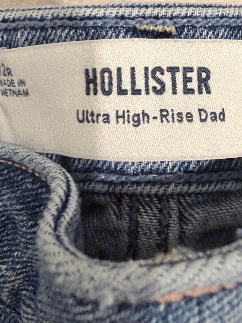 Classic Hollister Ultra High Rise Dad Jeans